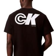 T-Shirt Noir Homme Calvin Klein Jeans 20s Ck Sport vue 2