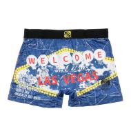 Boxer Bleu/Jaune Homme FreegunLas Vegas vue 2