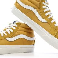 Baskets Jaune Homme Vans Sk8-mid Reissue vue 7