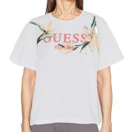 T-shirt Blanc Femme Guess W3GI43JA914
