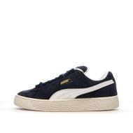 Baskets Noires/Blanches Homme Puma Suede Xl Hairy pas cher