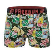 Boxer Vert Garçon Freegun Patch pas cher