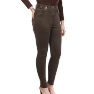 Jean Slim Marron My Tinas LW22 pas cher