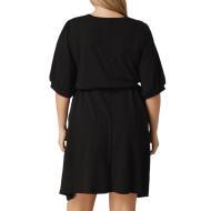 Robe Noire Femme Vila Evoked Dianan vue 2