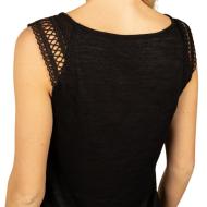 Top Noir Femme Deeluxe Sally pas cher