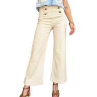 Jean Wide Beige Femme Oraije Victorine