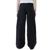 Pantalon en Toile Noir Fille Name it Wide Twill vue 2