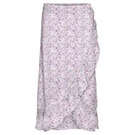 Jupe Violette à fleurs Femme Vero Moda Smilla vue 2