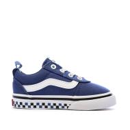 Baskets Bleu Garçon Vans Ward Slipon Variety Sidewa vue 2