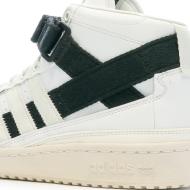 Baskets Blanches Mixte Adidas Forum Mid Parley vue 7