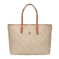 Sac Cabas Beige Femme Tommy Hilfiger Th Monoplay pas cher