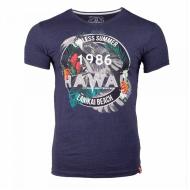 T-shirt Marine Homme La Maison Blaggio Mandor