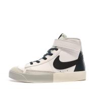 Baskets Blanches Garçon Nike Blazer Mid 77 pas cher
