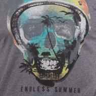T-shirt Gris Homme La Maison Blaggio Madisson vue 3