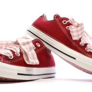 Baskets Rouges/Roses Fille Converse Chuck Taylor All Star vue 7