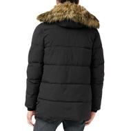 Parka Noir Homme Schott Snork vue 2