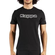 T-shirt Noir Homme Kappa Logo Fromen Slim