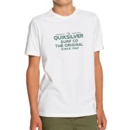 T-shirt Blanc Garçon Quiksilver Feeding