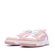 Puma Rebound V6 Low Sneaker für Damen in Weiß/Pastellrosa Ansicht 6