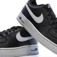 Air Force One Baskets Noires Garçon Nike vue 7