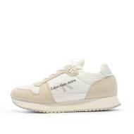 Baskets Blanche/Beige Femme Calvin Klein Jeans Runner Sock