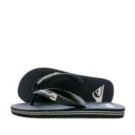Tongs Noir Garçon Quiksilver Molokai