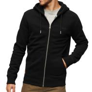 Sweat Zippe Capuche Noir Homme Superdry Essential02