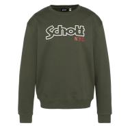 Sweat Kaki Homme Schott Stanley