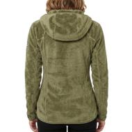 Polaire Kaki Femme Geographical Norway Paline Lady B85 vue 2