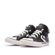 Baskets Noires Garçon Converse Pro Blaze Strap Leather vue 6