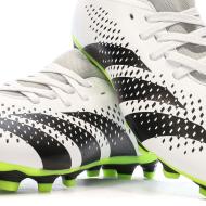 Chaussures de football Blanc/Noir Garçon Adidas Predator Accuracy.4 vue 7