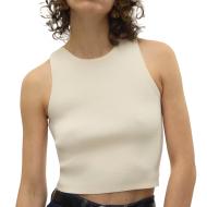 Crop Top Beige Femme Vero Moda Ginny