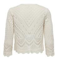 Cardigan Ecru FemmeJDY Sun 3/4 Cropped vue 3