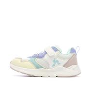 Baskets Blanc/Vert/Jaune Fille Le Coq Sportif Lsc Runner