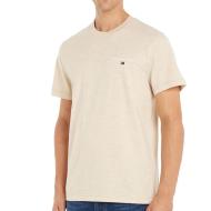 T-shirt Beige Homme Tommy Hilfiger Heathered