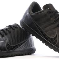 Chaussures de Foot Noires Junior Nike Vapor 15 Club TF vue 7