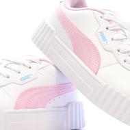 Zapatillas blancas/rosas para niña Puma Carina 3.0 Jellyy ver 7