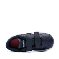 Baskets Bleu Bébé Adidas VL COURT 2.0 vue 4
