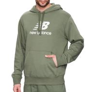 Sweat Vert Clair Homme New Balance Essentials Stacked pas cher