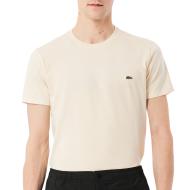 Camiseta amarilla pálida para hombre de Lacoste Pima