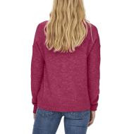 Pull Rose Fuchsia Femme JDY Elanora vue 2