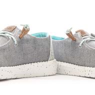 Chaussures Grise Chiné Femme Hey Dude Wendy Heathered Slub vue 7