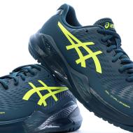 Chaussures de running Bleu/Jaune Homme Asics Challenger vue 7