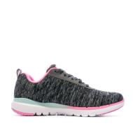 Baskets Grises Femme Skechers Flex Appeal 3.0 vue 2