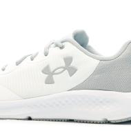Chaussures de Running Blanc/Gris Homme Under Armour Charged Pursuit 3 Tech vue 7