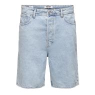 Short Bleu Homme Only & Sons Fade vue 3