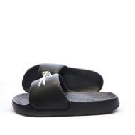 Claquettes Noires Homme Lacoste Serve pas cher