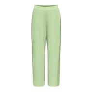 Pantalon Droit fluide Vert Femme JDY Bravo Pleat pas cher