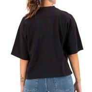 T-shirt Noir Femme Superdry Tech Boxy vue 2