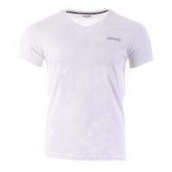 T-SHIRT BLANC HOMME SCHOTT V NECK JEFF